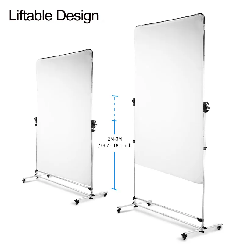 Selens 150x200cm Professional Photography Soft Light Screen Foldable Soft Light Board mobile advertising Screen photography Prop