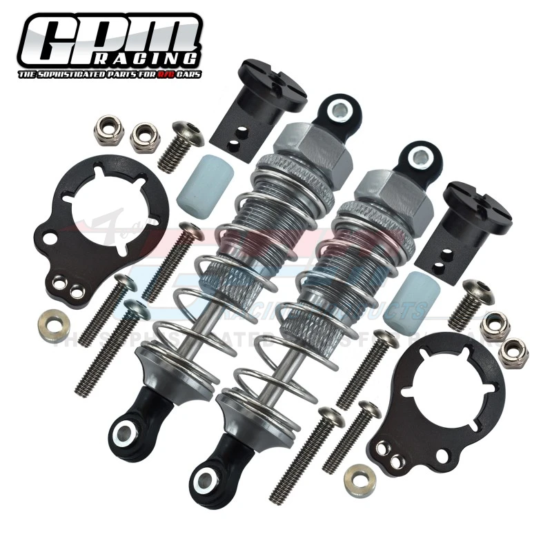 GPM Aluminium Front Adjustable Spring  Damper (70MM) & Protector Mount For TAMIYA LUNCH BOX