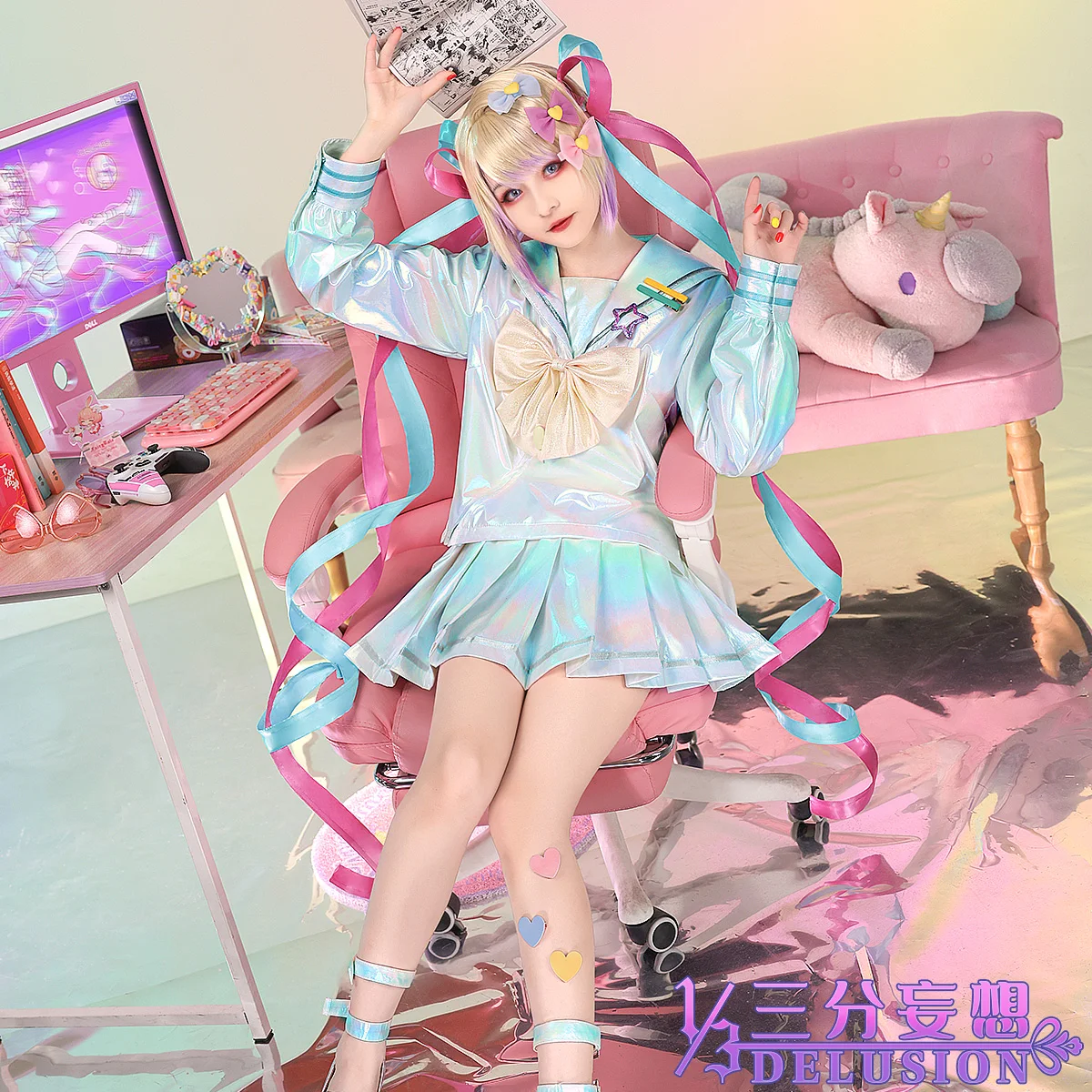 

Anime NEEDY GIRL OVERDOSE OMGkawaiiAngel Game Dress Daily JK Uniform Cosplay Costume Halloween Women Free Shipping 2022 New