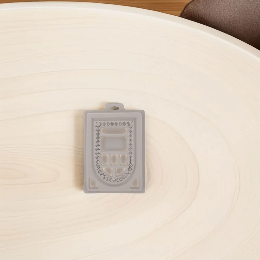 

2pcs Flocked Jewelry Design Board Necklace Bracelet Making Tool Measurement Bead Board Panel Diy Crafts Lightweight Portable