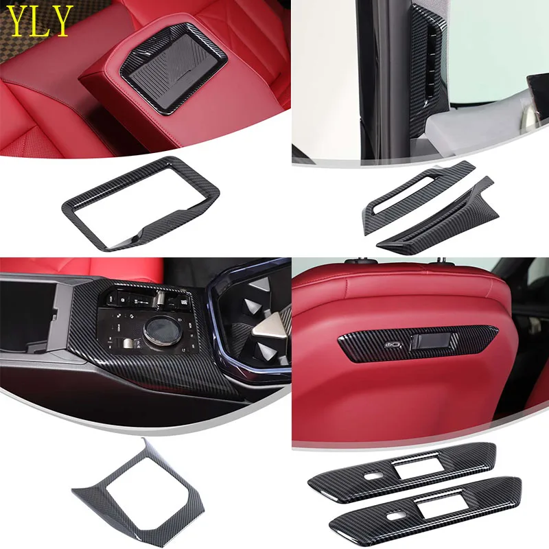 

ABS Carbon Fiber For BMW X3 G45 2025+ Car dashboard center console gear panel decorative cover sticker decoration accessories