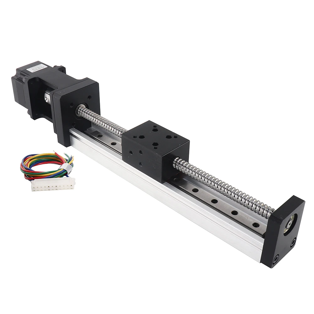 Effective Stroke of Linear Guide Rail Module 400mm 17HS4401 V-groove Linear Z-axis Kit Redrawn