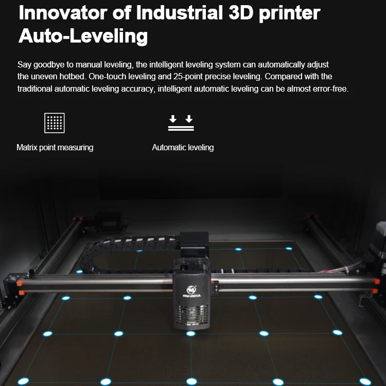 Imprimante 3D haute résolution professionnelle grand format, détection de filament, prise en charge de l'excrétion automatique, protection contre les fuites