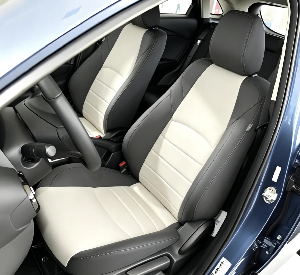 Für Mazda CX3 2018 Maßgefertigte Autositzbezüge Luxuriöses Nappaleder 100% Passform Innenausstattung 360 ° Vollständige Abdeckung – Detail 9