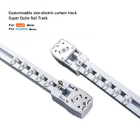 Customizable Electric Curtain Track for Tuya wifi zigbee Aqara/dooya 82 Curtain motor Curtain Rod Smart Home Curtain Rail