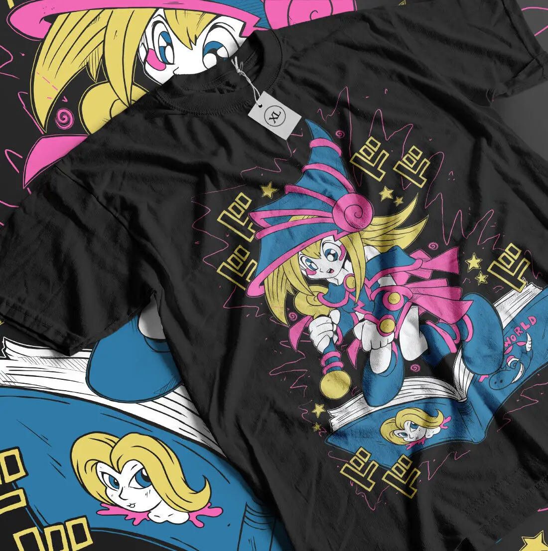 Maga Oscura T-shirt Yu-Gi-Oh Chica Manga Kawai Waifu Girl Anime Shirt All Size