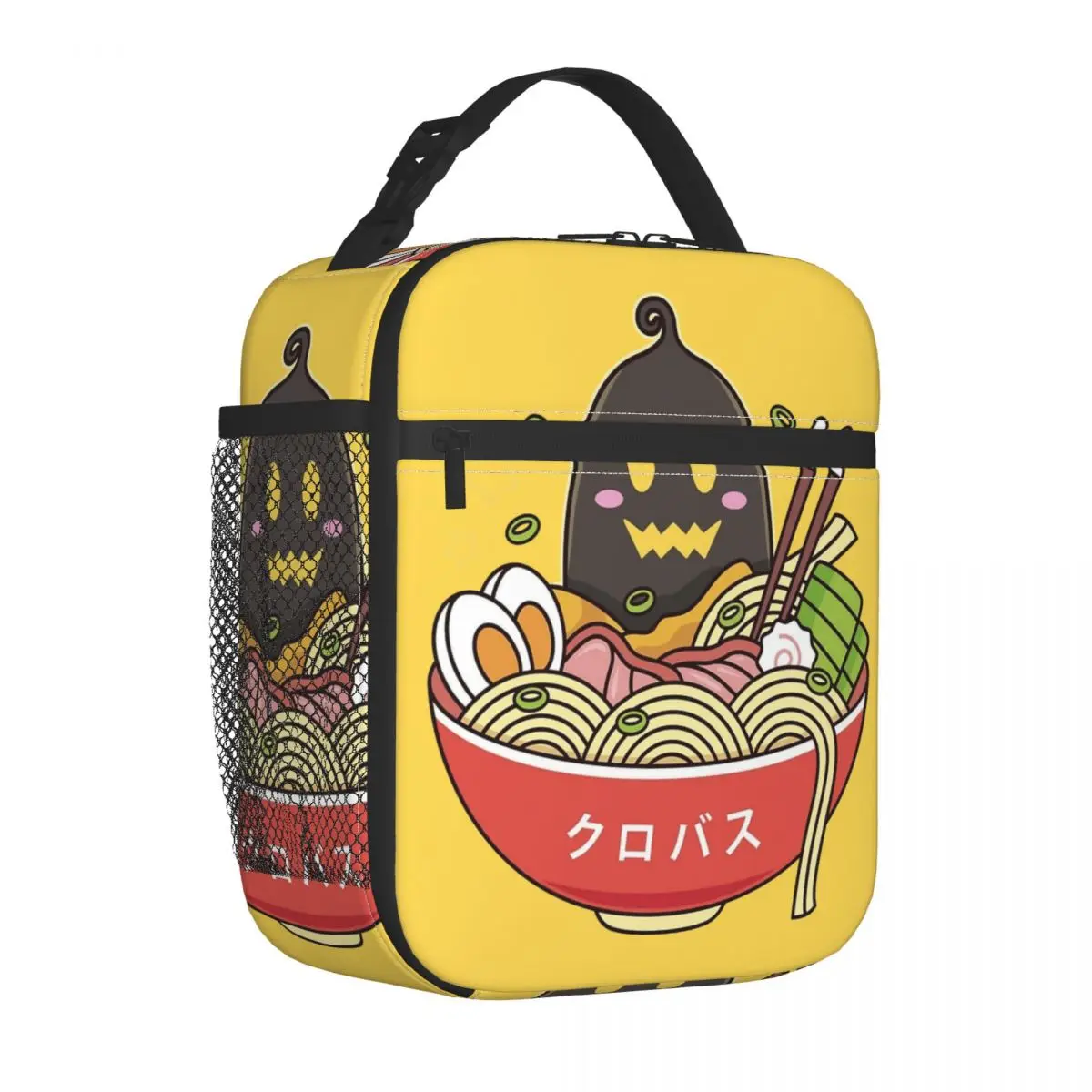 Krobus Ramen Stardew Valley Insulated Lunch Bag Large Game Anime Meal Container Cooler Bag Tote Lunch Box School Girl Boy