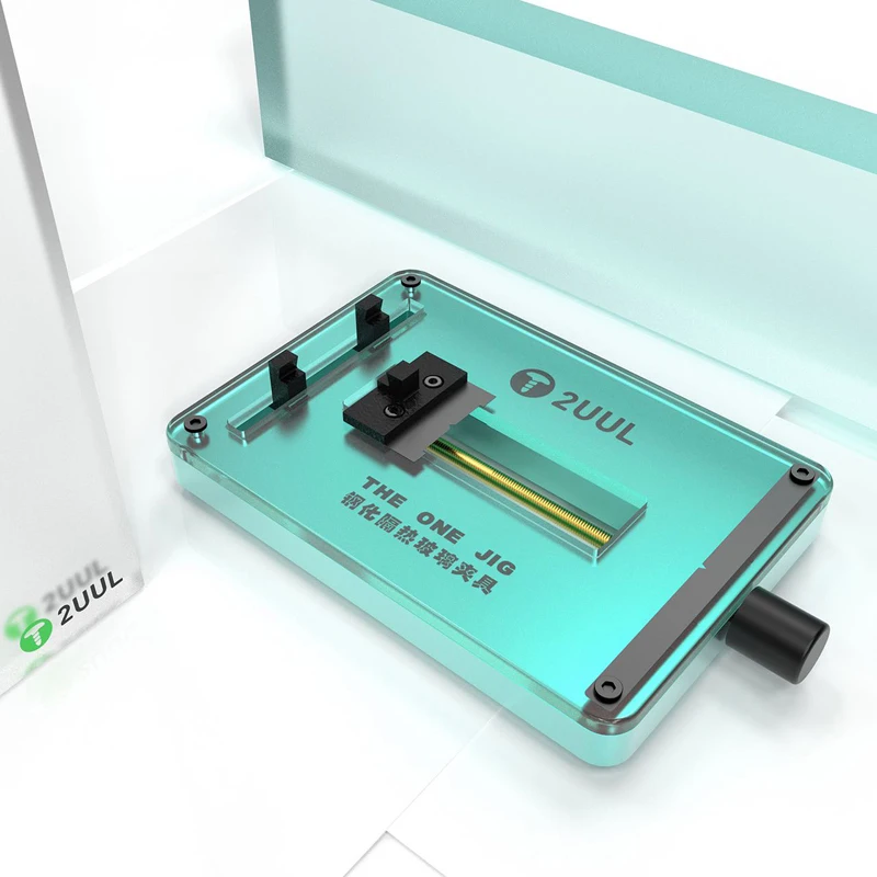 2UUL De Een Jig Met Gehard Glas Voor Mobiele Telefoon Pcb Moederbord Cpu Chip Reparatie Armatuur Universal Onderhoud Houder