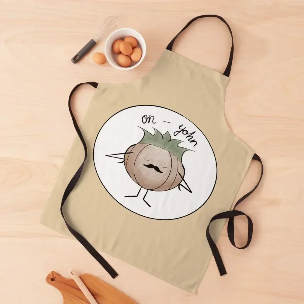 

Fancy Onion (on-yonn) Apron Custom Customizable Woman Teacher Kitchen Items For Home Apron