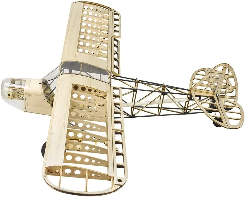 Balsa Wood RC Airplane Kit 1000mm Wingspan Savage Bobber Model DIY Fixed-Wing Plane for Adults with Motor ESC - view 2
