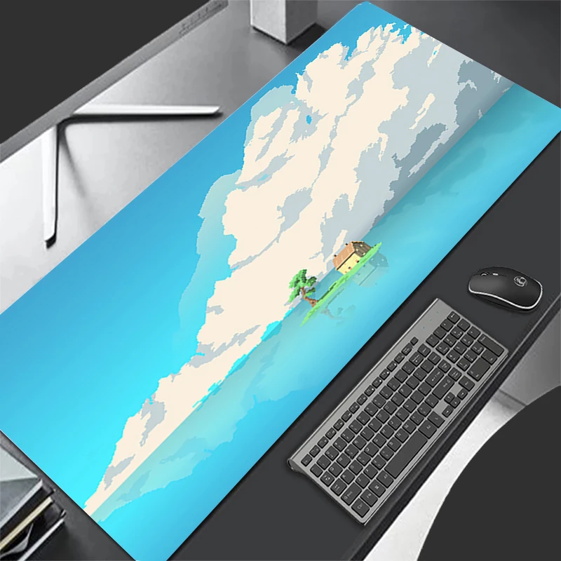 

Mousepad Pattern Game Pad Rubber Anime Mouse Pad PC Accessories Desk Mat Non Slip Office Table Mat Gamer Pixel Art Keyboard Pad