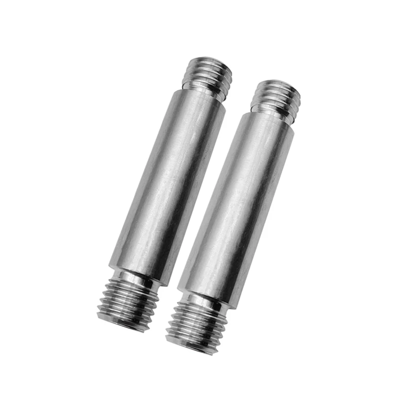 

2PCS Prism Adapter 57mm Height From 5/8 Thread To M12 Type Pole Extend Section For Survey Accessories Stainless Steel