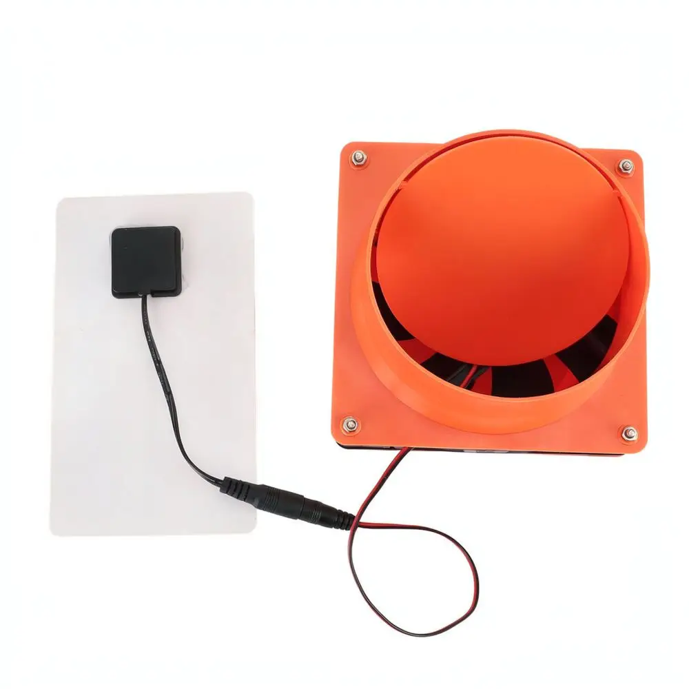 High Efficiency Solar Ventilation Fan For RV Marine Yacht Kitchen Cabin Exhaust Blower Monocrystalline Air Cooling Tool