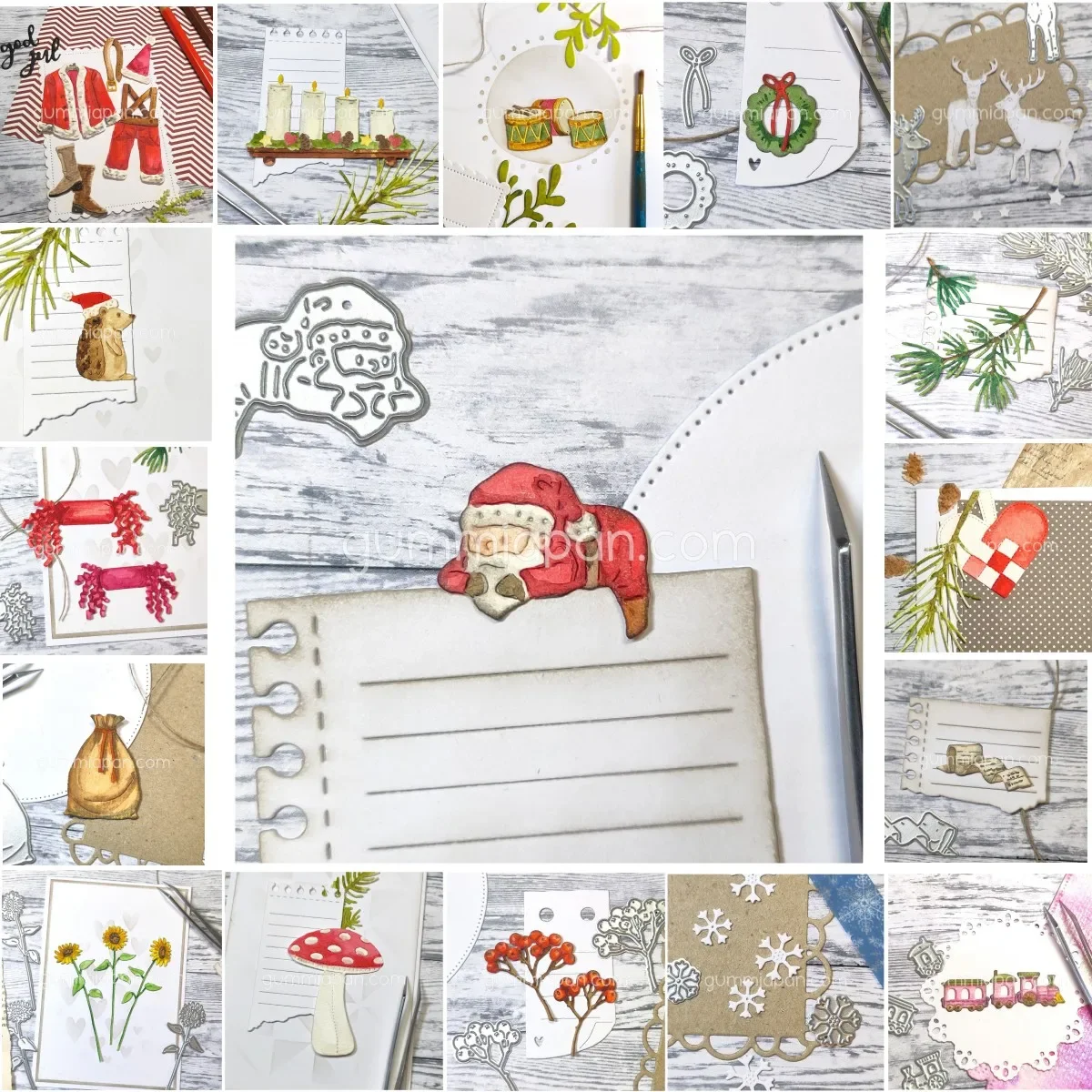 

Christmas Santas Clothes Candle Elk Metal Cutting Dies DIY Scrapbook Decoration Embossing Template Supplies Card Handmade