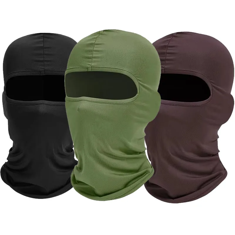 1/3 Stück Skimaske für Herren, Vollgesichtsmaske, Balaclava, Schwarze Skimasken mit Nackenschutz