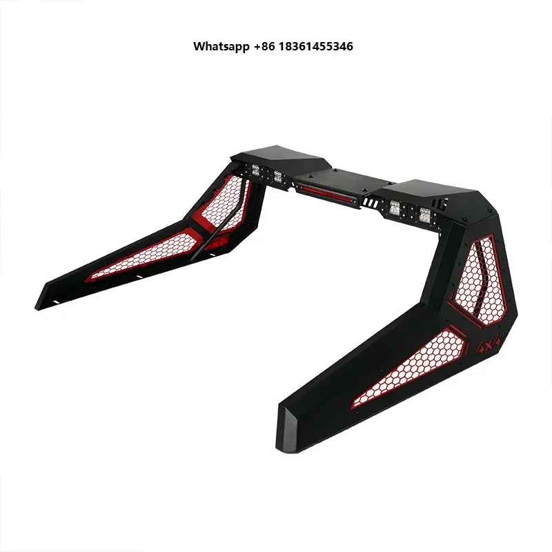 Rull Roll Cage Truck Roll Bar Steel Alloy Black 4x4 Platform Car Roll Bar For Hilux
