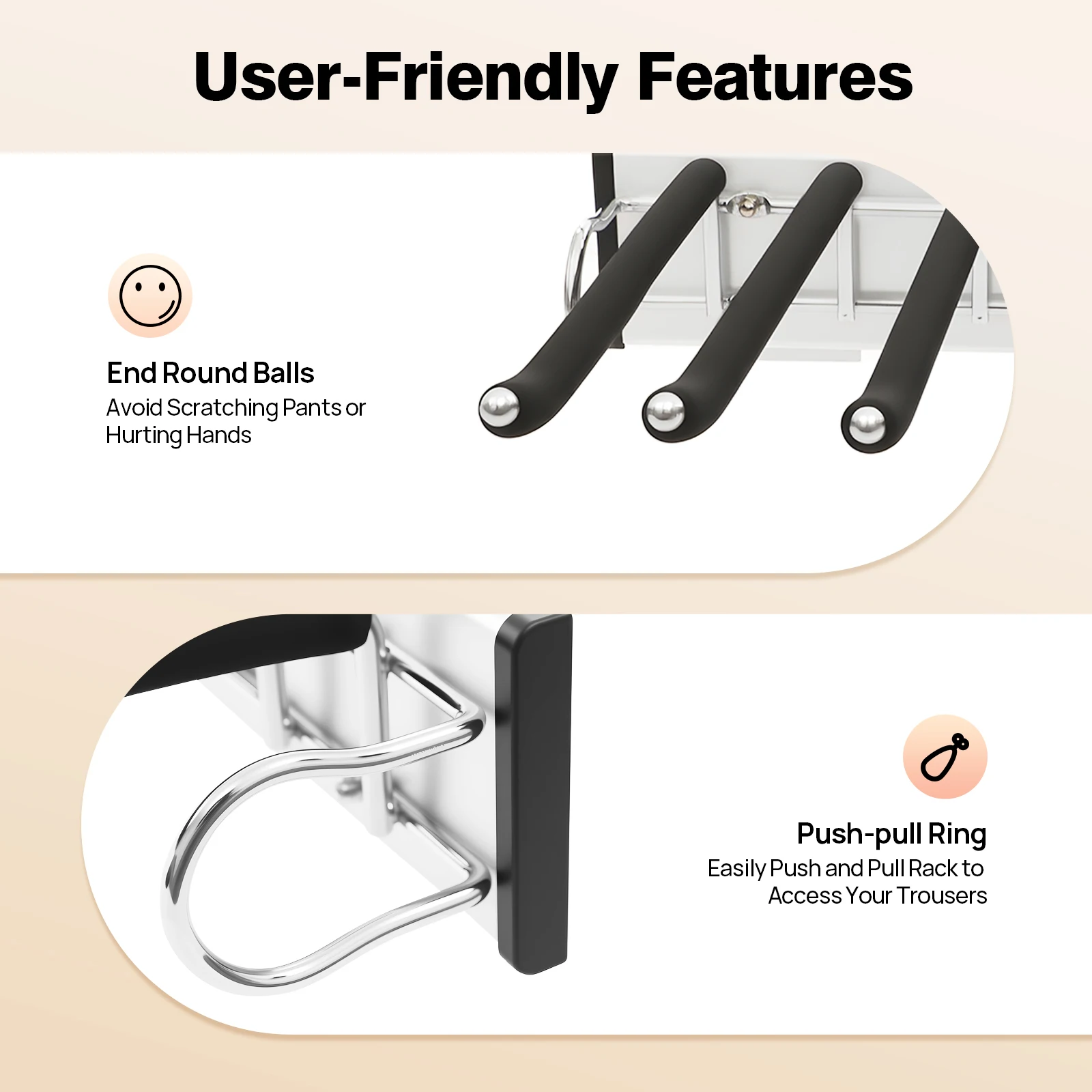 14-16 كجم الحمولة 9-قضيب السراويل رف ABS سبائك الألومنيوم 46*32.5 سنتيمتر حجم 2.55 كجم الوزن الإجمالي 2.42 كجم رف تخزين الحائط #2