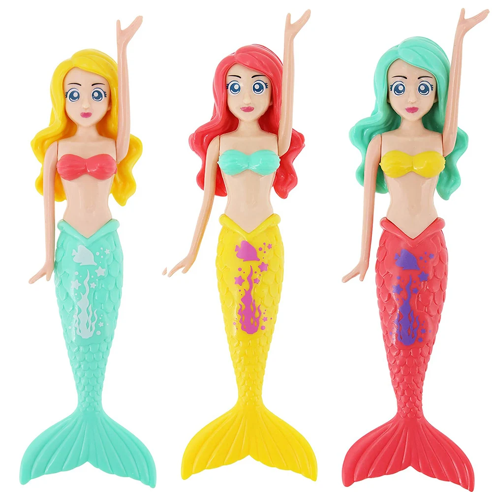 3pcs Mermaid Summer Diving Training Toys Torpedos Sharks Underwater Water Games Training Swimming Pool Gifts Set Toys For kids