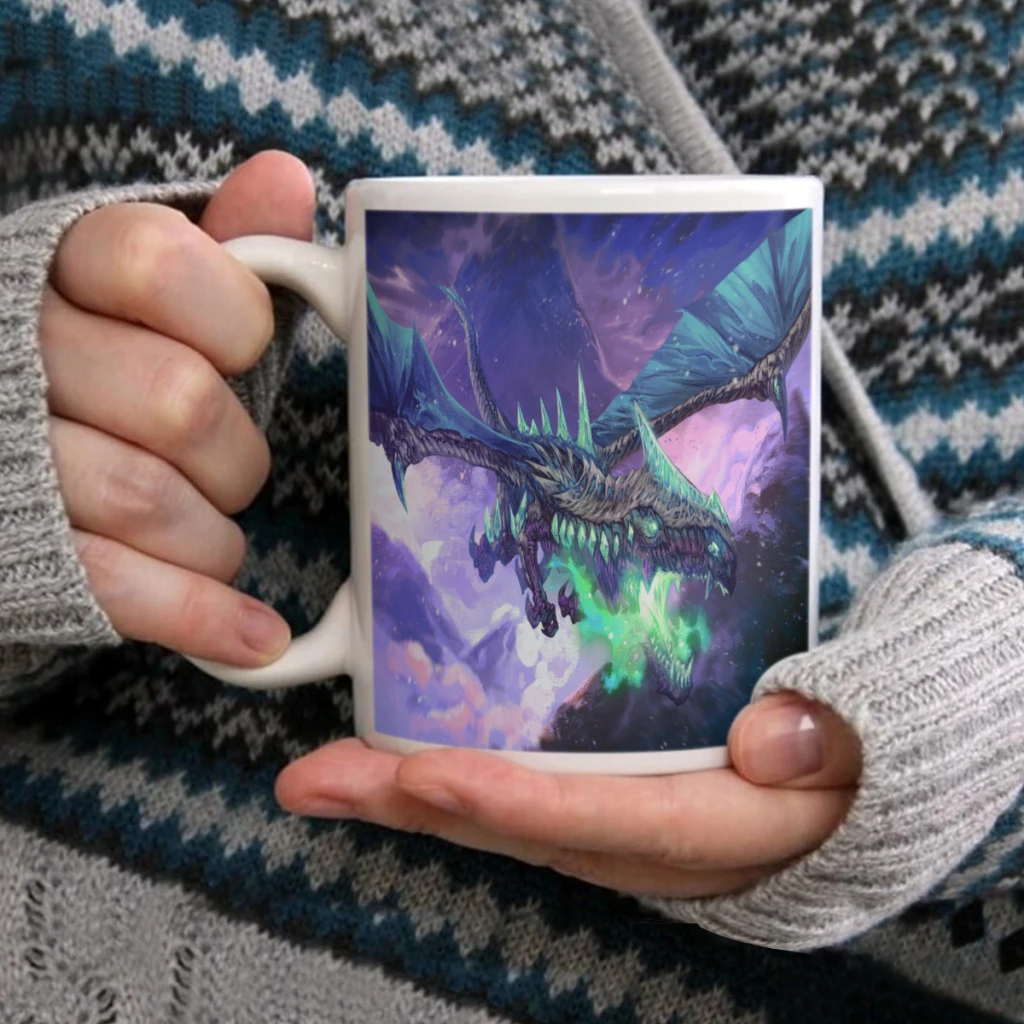 Nordic Fantasy Dragon Coffee Cups Ceramic cups creative cups and cute mugs Personalized Gift Cup For Tea