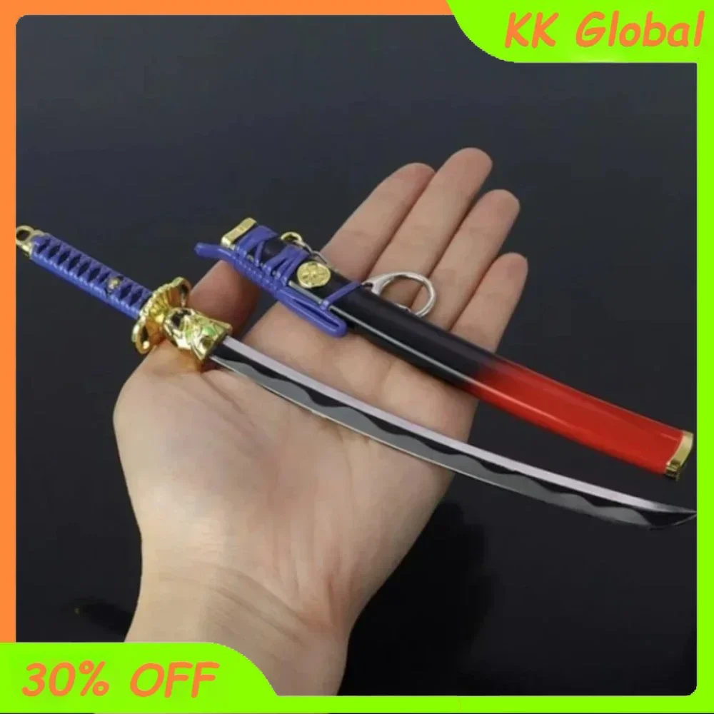 22cm Valorant Weapon Oni Claw Onimaru Kunitsuna Model Melee Sword Weapon Keychain Replica for Boy Katana Christmas Gift Toys