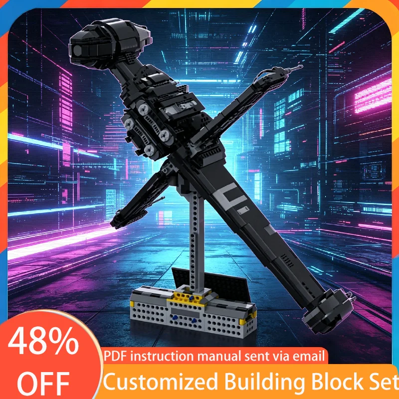 1492 PCS Star Fighting UCS Imperial B-Wing MOC Customize Modular Building Block Simple Creative Design DIY Boy Festival Toy Gift