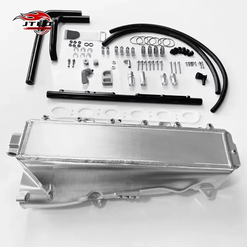 B58TU Intake Manifold Charge Air Cooler with CNC Billet Fuel Rail Kit for BMW M340i M240i Toyota GR Supra 3.0L 2020-2025