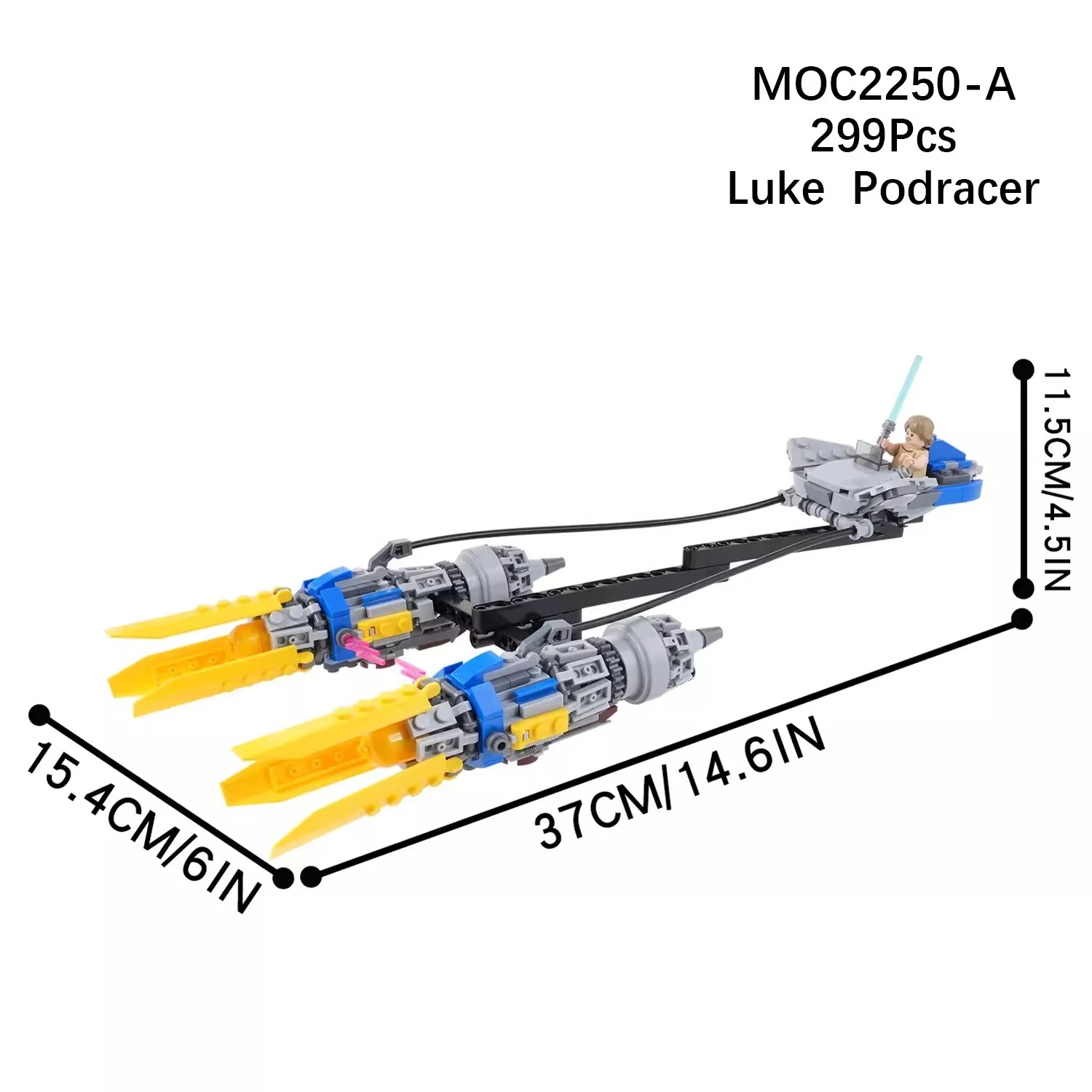 2024 nuevo conjunto de bloques de construcción de Star Wars con Mini figuras de acción de juguete clon