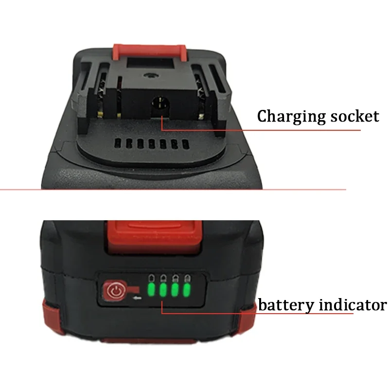 21V tool battery suitable for Makita, 11Ah rechargeable lithium battery for electric drill and chainsaw, 18-21V 11000mAh battery