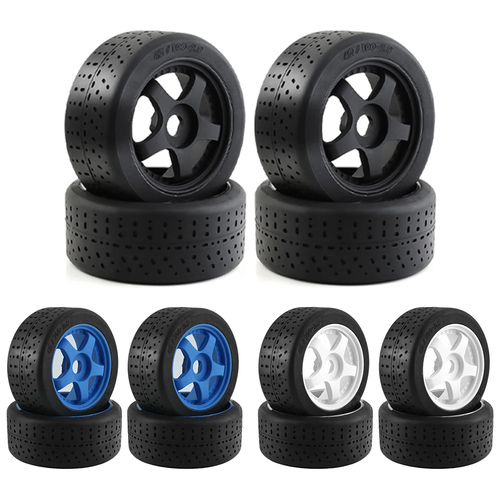 4pcs 100*42mm RC Off-Road Rubber Tire Wheel Racing Tyre for ARRMA 1/7 Infraction Limitless RC Car Upgrade Parts