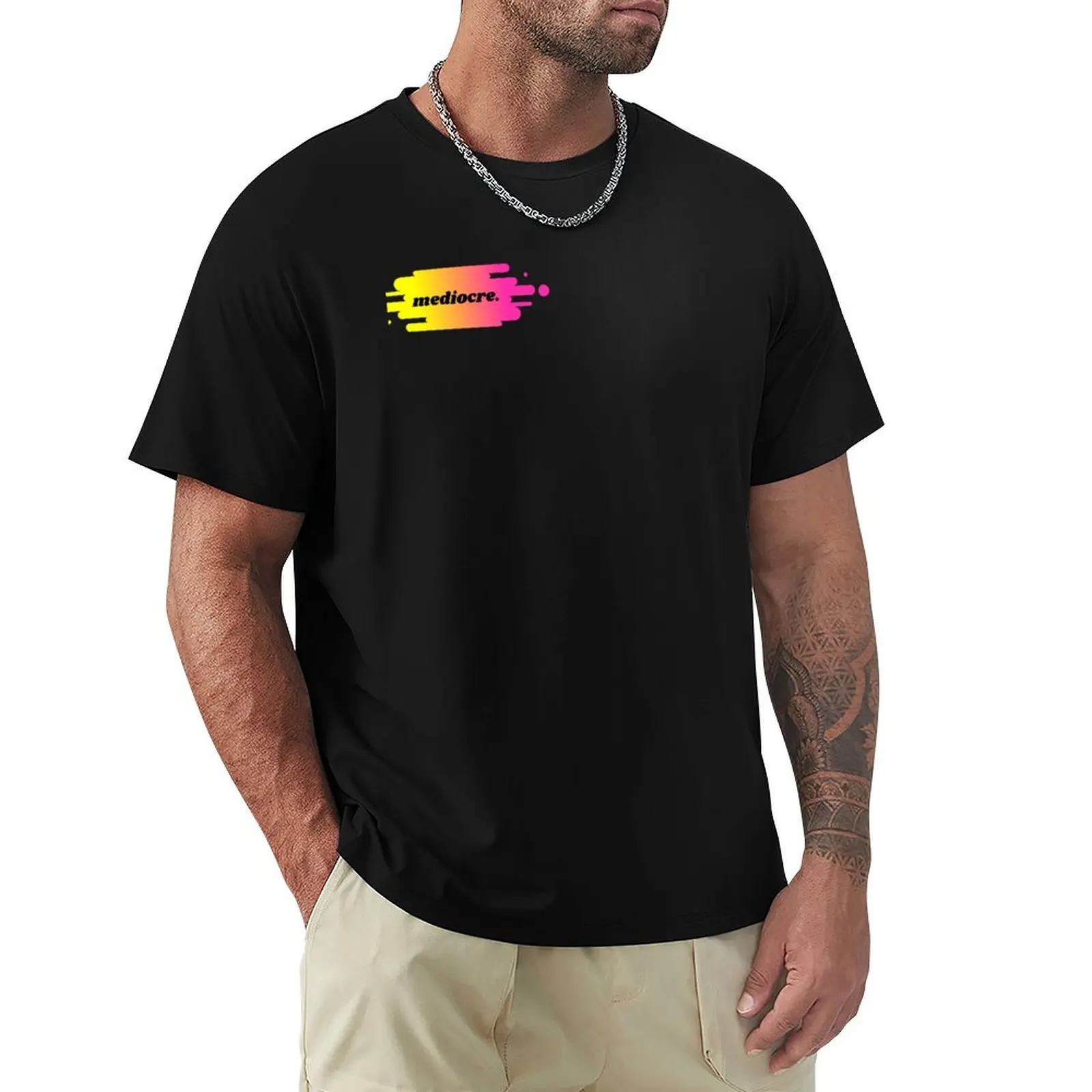 médiocre. T-shirt décontracté sans repassage à manches courtes