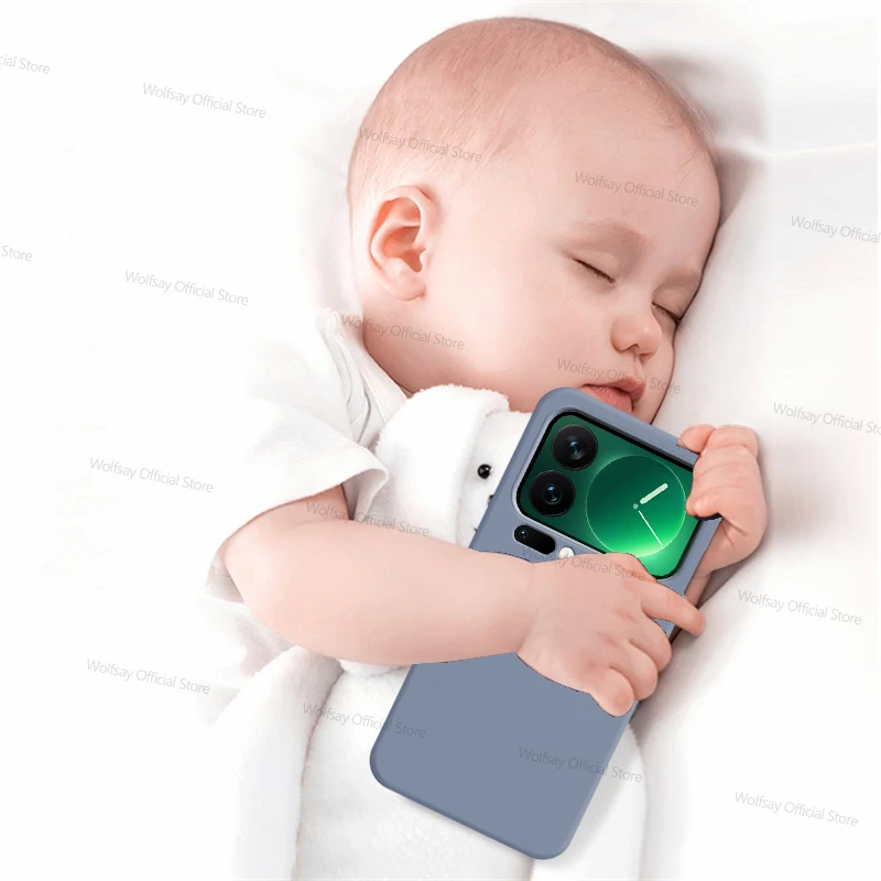 샤오미 17 프로 케이스 샤오미 17 17 프로 맥스 커버 푼다 TPU 충격 방지 액체 실리콘 보호 폰 케이스 샤오미 17 프로용