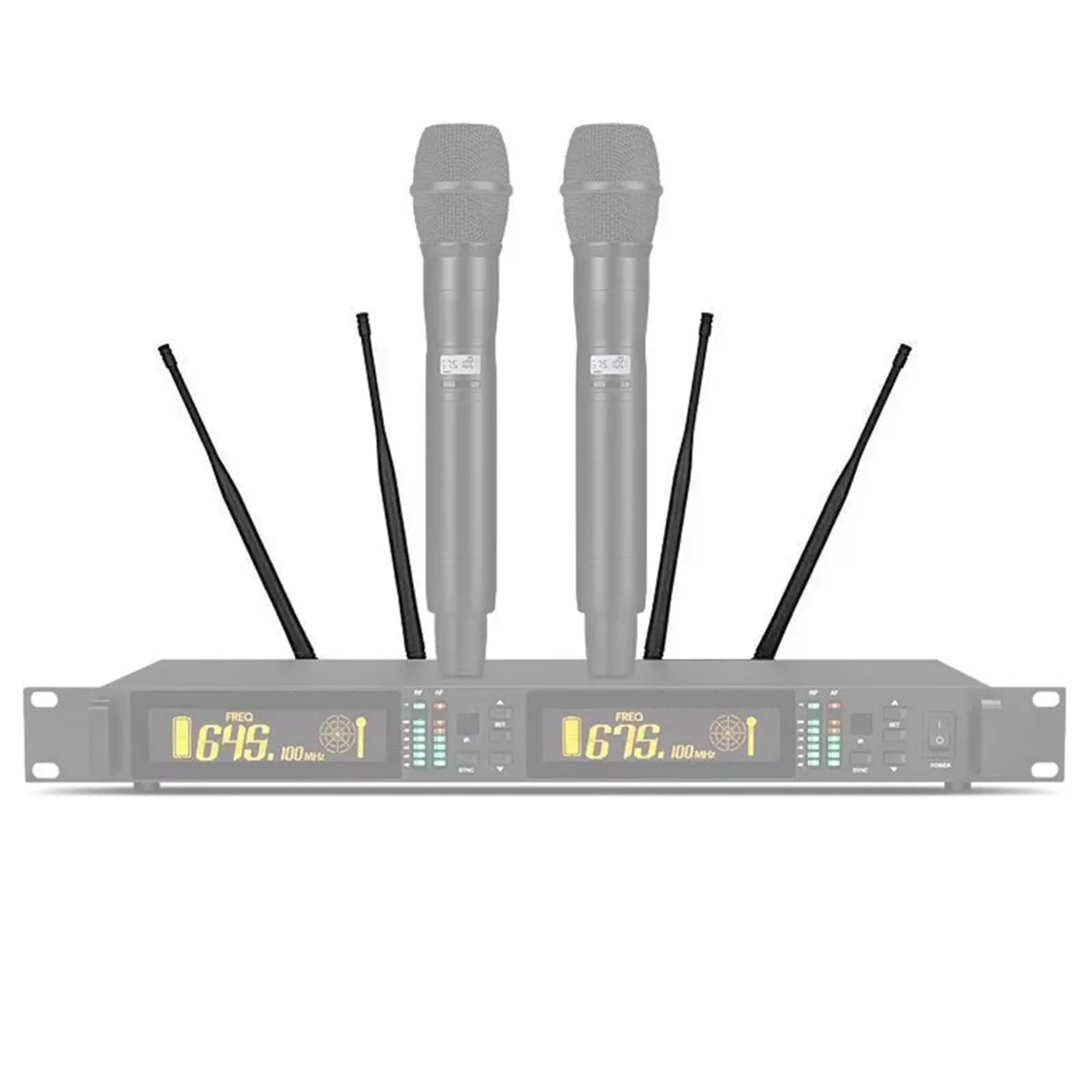 Antena de microfone T2 para receptor sem fio Shure SLX24/SM58 BETA58A SLX4