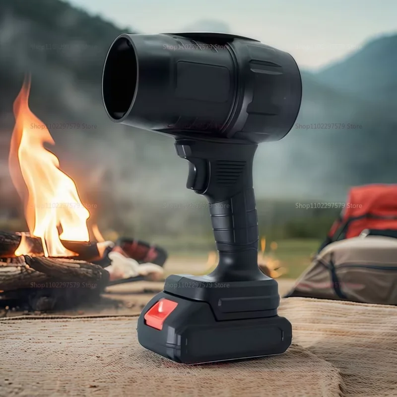 منفاخ هواء كهربائي لاسلكي، مروحة تربو، أداة كهربائية محمولة لأوراق الشجر والرمل والثلج، تتضمن معدات خارجية للحديقة في الفناء