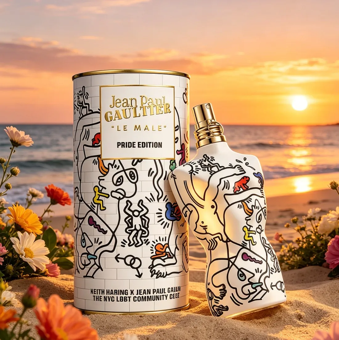 Jean Paul Gaultier Le Male Pride Edition Fragrant citrus flower fragrance, neutral perfume spray, 4.2oz125ml, lasting fragrance, suitable for multiple places, exclusive, gift choice view 2