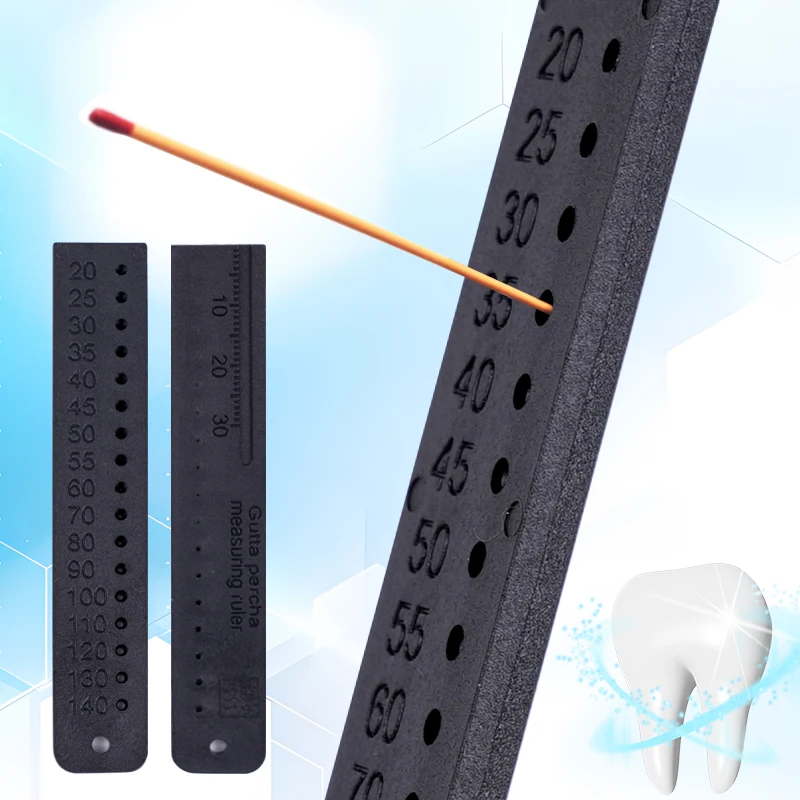 1pc Dental Endo Ruler Dental Gauge For Gutta Percha Poins Measuring Ruler Calibration Endodontic Instruments Dentistry Tools