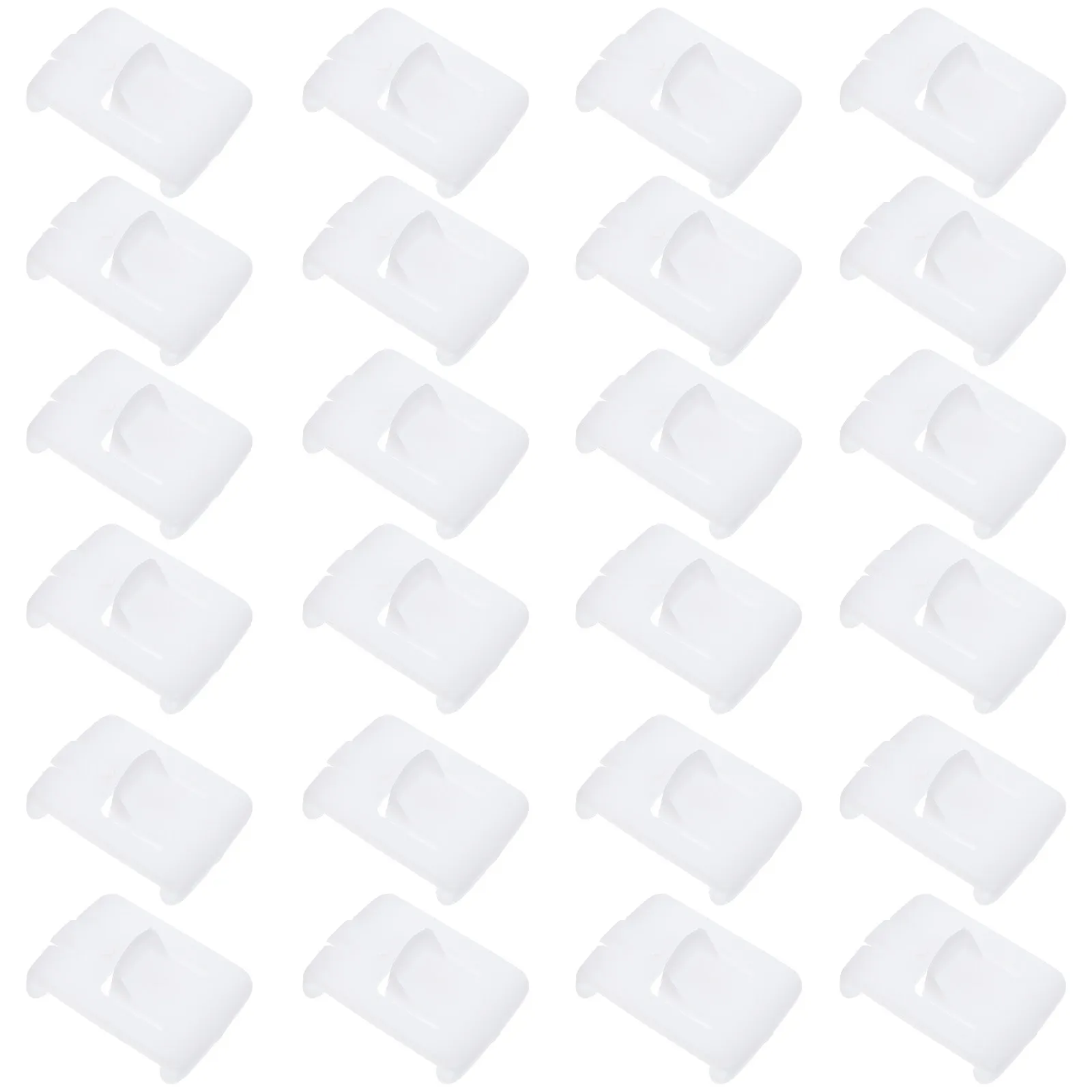 

50Pcs Durable Seat Rails Runners Slider Clips Plastic Car Accessory Reduce Shaking for 99 Rookie 2000 3000