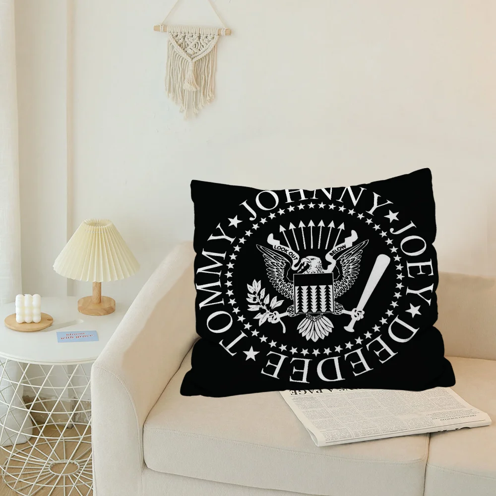 Pillow Cover Pillowcase Cushion Cover Ramones Decorative Sofa Cushions Covers for Living Room Pilow Cases Bed Pillowcases 50x50