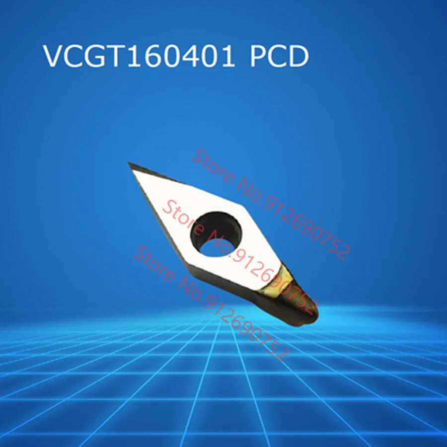 VCGT160401 VCGT160402 VCGT160404 VCGT160408 diamond insert VCGT pcd For Aluminum