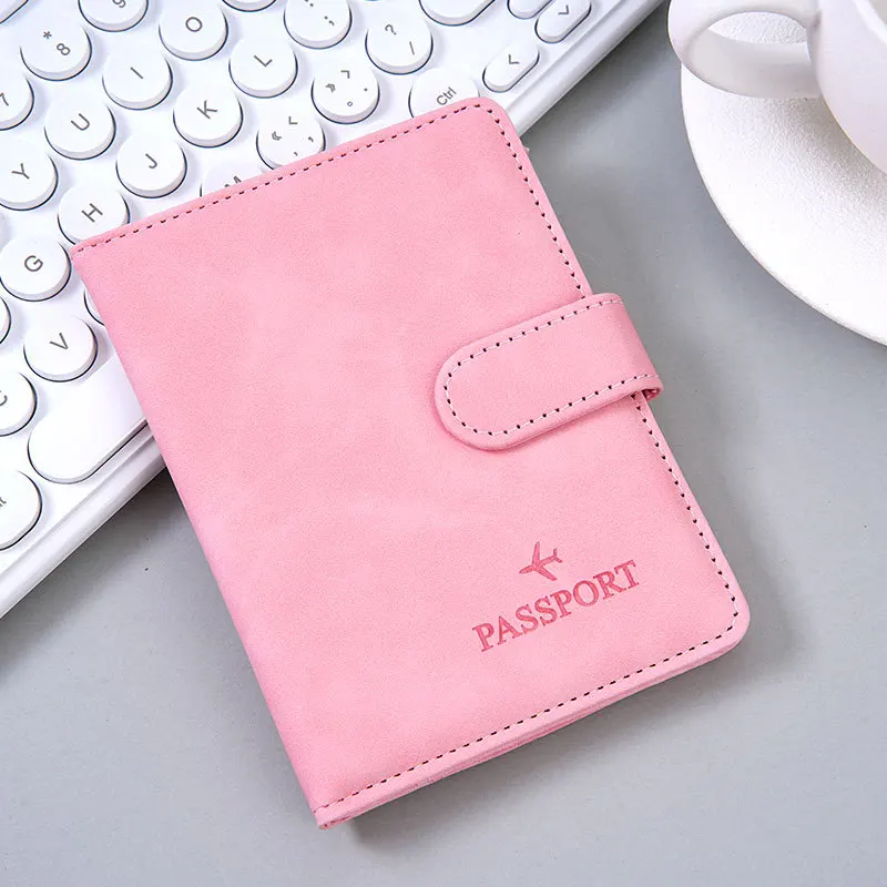 Elegant Passport Cover for Travel with ID Card Slot Passport Holder Wallet for Women Men