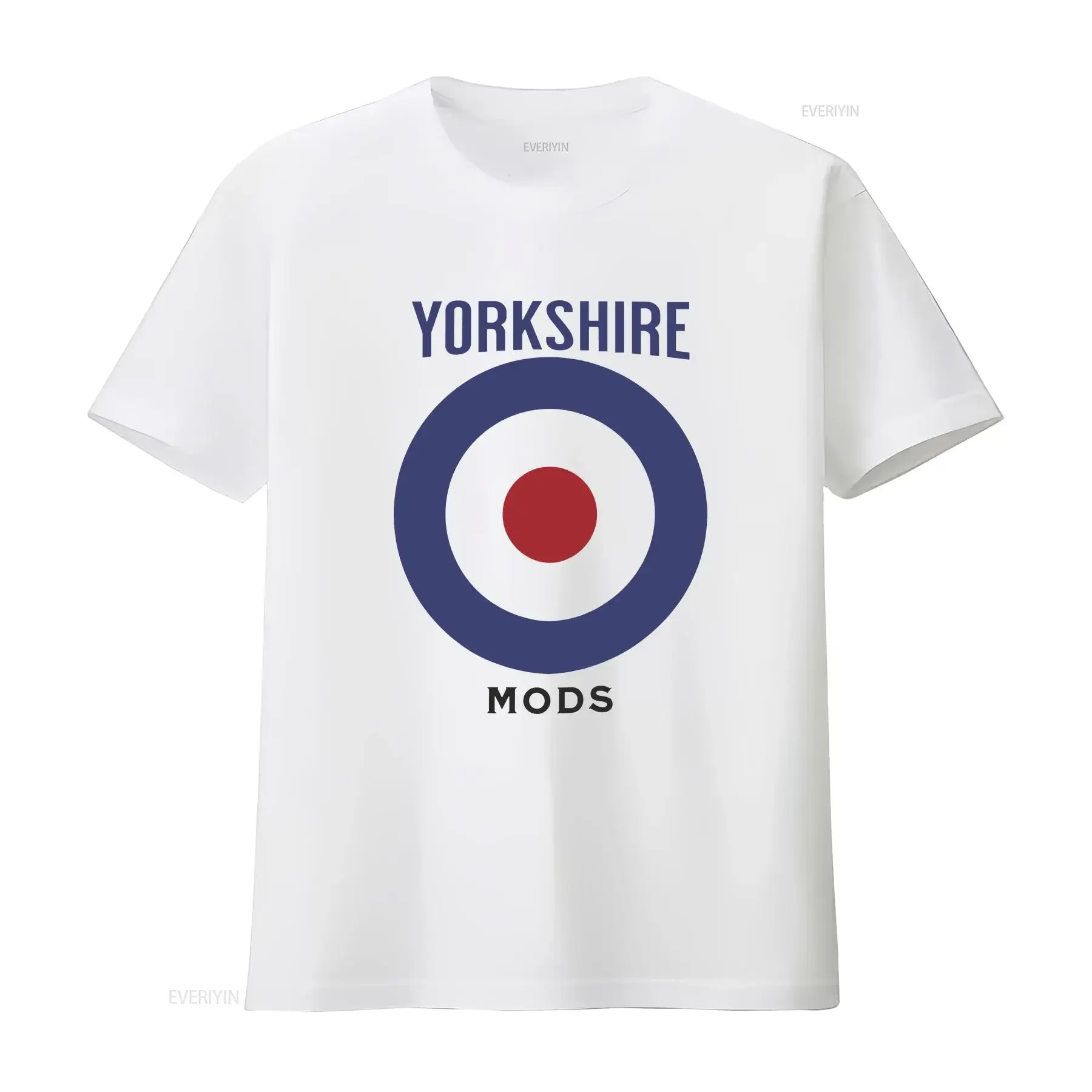 Yorkshire Mods Target T Shirt Classic Rock Music Ska Trojan Soul Northern Club 60s Scooter Culture Dress Pop Art Mod vintage