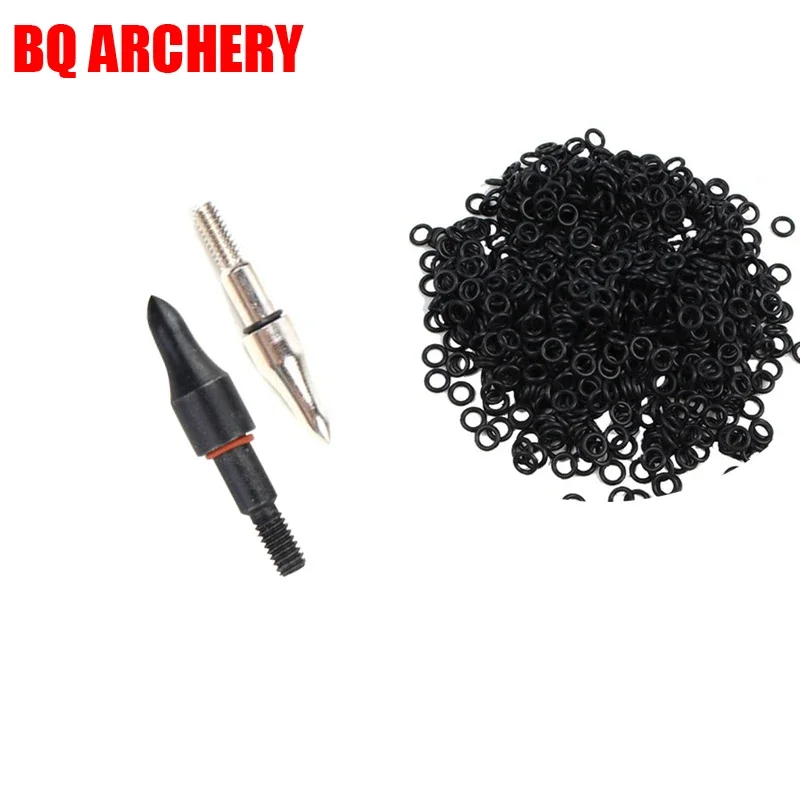 Archery Arrowhead Points Locks O Ring, Rubber Washers, Target Broadheads, Arrow Point Tips, Outdoor Sports Accessories, 50Pcs