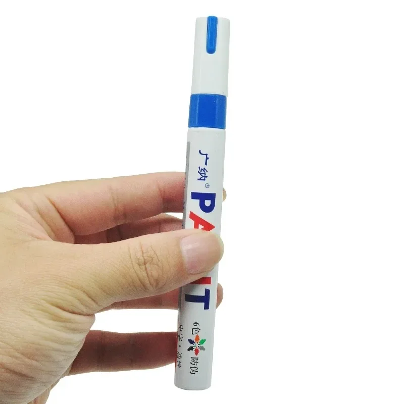 1pcs Color Waterproof Cars Wheel Tire Oily Mark Pen Auto Rubber Tyre Paint Pen Cd Metal Permanent Paint Marker Graffiti Touch Up