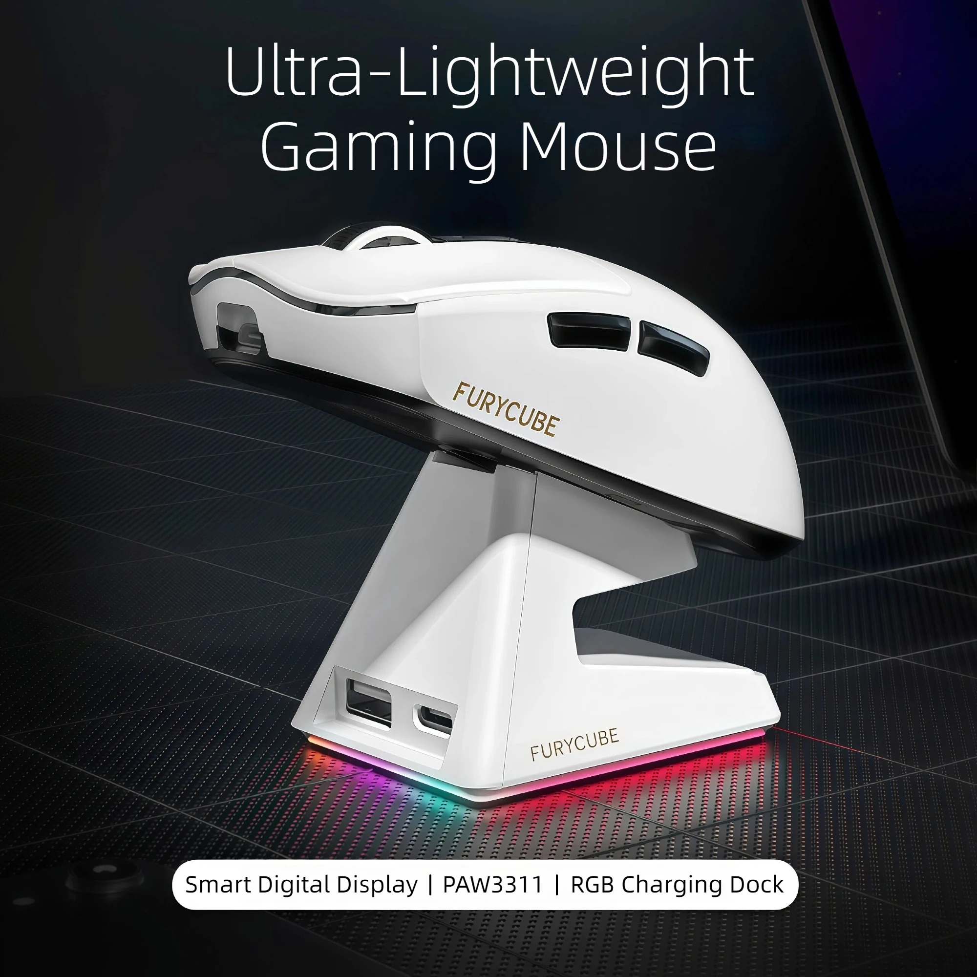 超軽量ゲーミングマウス ワイヤレス 59g 12000DPI - Esports Gaming Station のレビューと価格