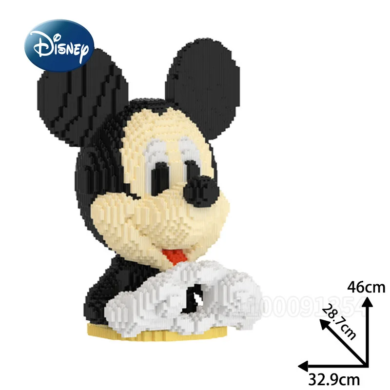디즈니 미키와 미니 새로운 어린이 빌딩 블록 장난감 마이크로 입자 빌딩 블록 퍼즐 접합 빌딩 블록 장난감