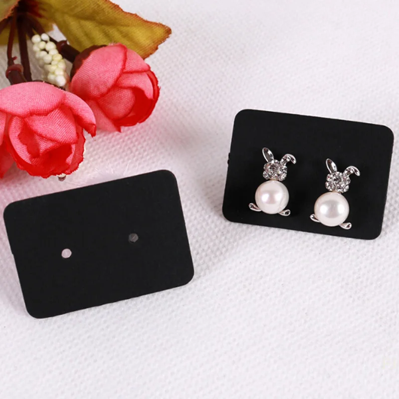 [YU]100Pcs Jewelry earring ear studs hanging display holder hang cards organizer