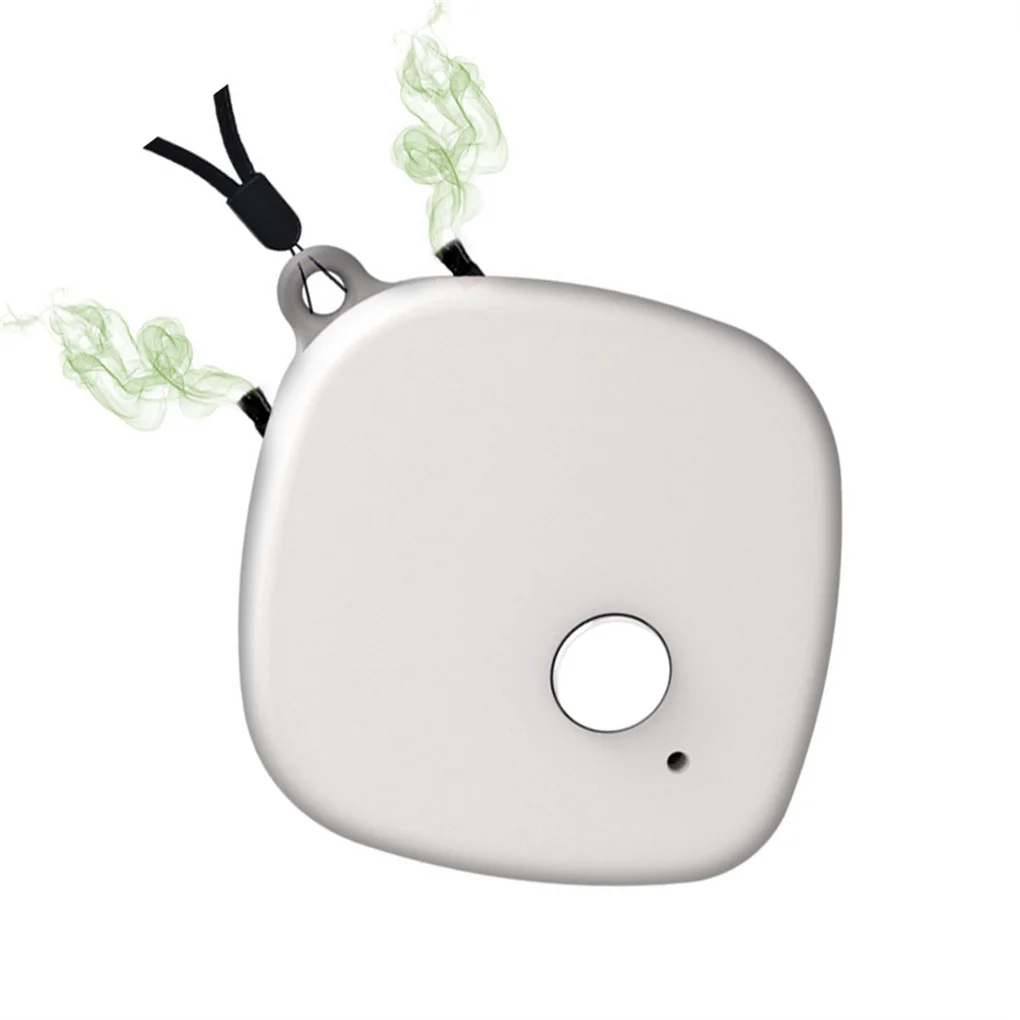 

Воздушный фильтр для шеи, подвесной аппарат для удаления запаха с отрицательными ионами, портативный мини-машина для удаления пыли, белый