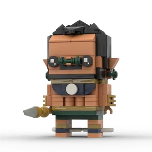 Superheld Brickheadz DIY Moc Block Set Ziegel, Iron Heart Dogpool, Revenger Loki, Doktor und Oktopus 6 Hauptverkauf Lego Coracao - №3
