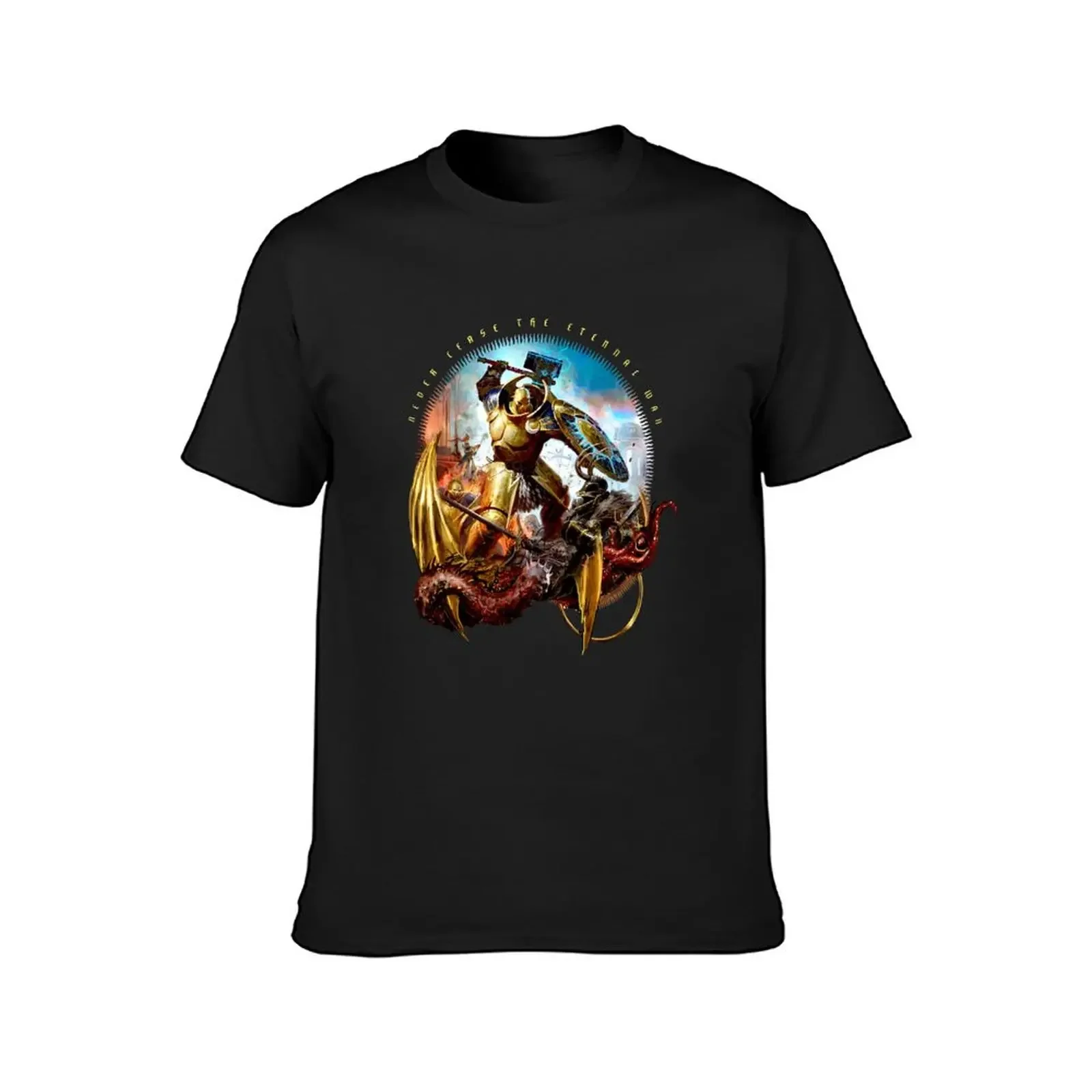 Stormcast Eternals Never Cease. T-Shirt graphic t shirt vintage anime clothes Men's t-shirts