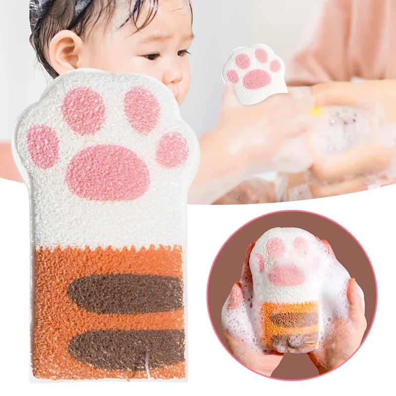 

Cute Bath Sponge Colorful Cartoon Body Soft Wash Scrubber Balls Bathing Accessories for Home Bathroom DCS
