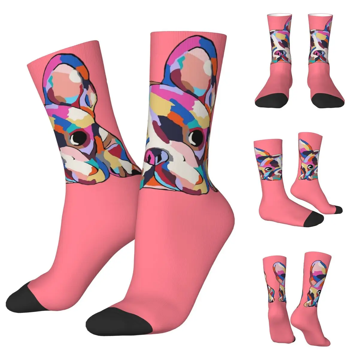 

Non brand,pattern Cute Pets Bulldog Men Women Socks Motion Applicable throughout the year Dressing Gifts